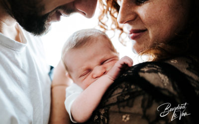Reportage à la maison pour la naissance de Maël